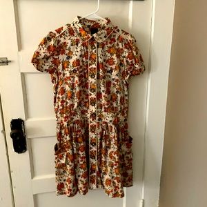 Floral shirt dress from Mango